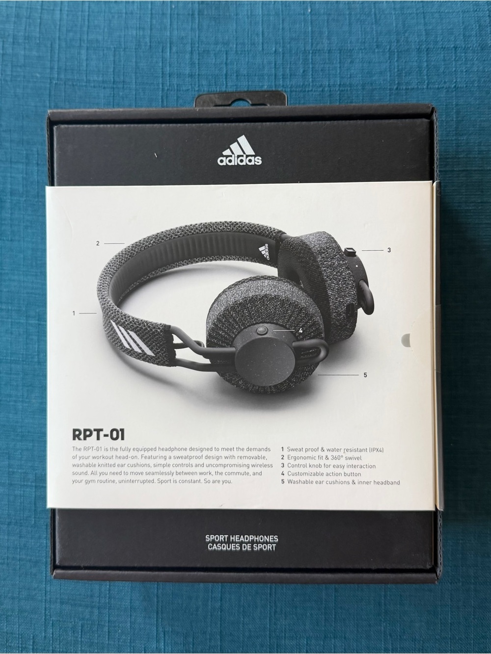 ADIDAS RPT-01 Sport Headphones - Picture 4 of 5